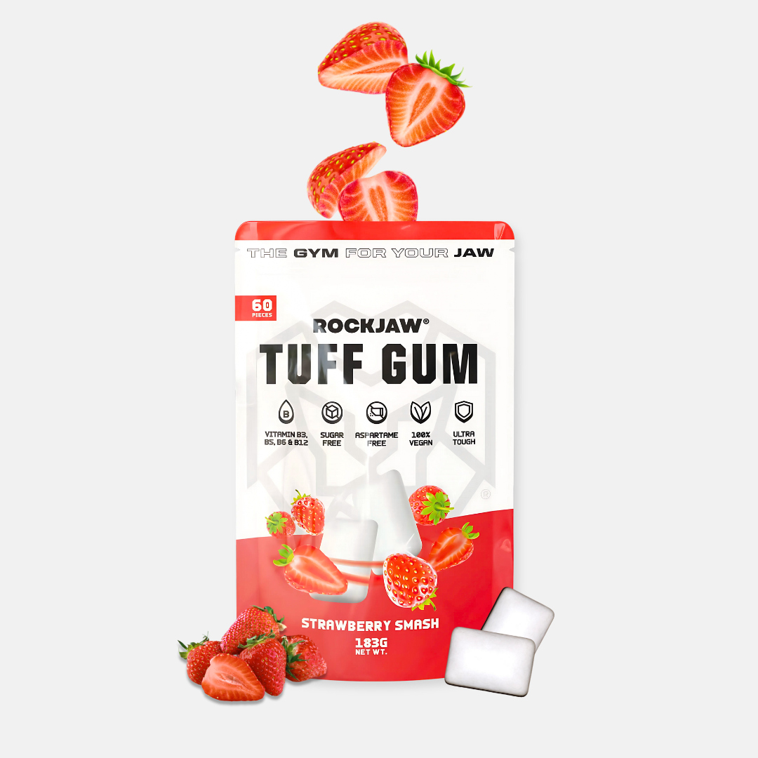 Tuff Gum + B Vitamins | Premium Ultra-Tough Jawline Gum | 60 Pieces
