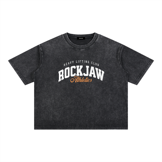 Classic Vintage Logo Mineral Wash Boxy Cotton T-Shirt