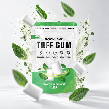 Tuff Gum + B Vitamins | Premium Ultra-Tough Jawline Gum | 60 Pieces