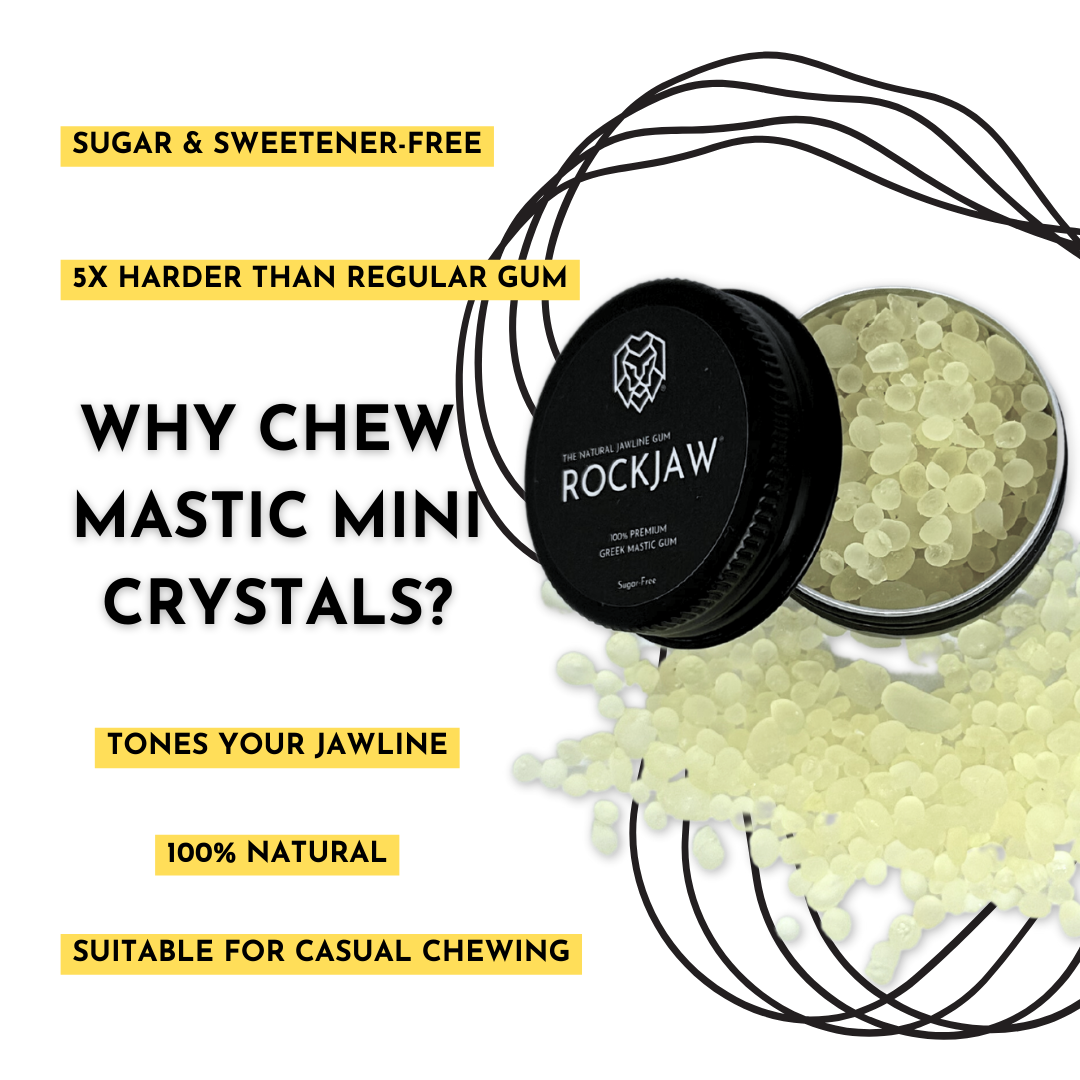 ROCKJAW® Jawline Gum Premium Chios Greek Mastic Jawline Gum | Mastic Minis