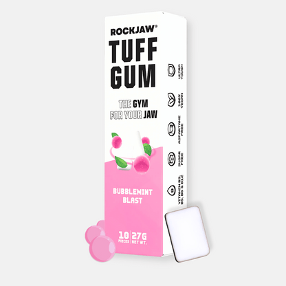Chicle ROCKJAW® Hard Jawline - Tuff Gum 2.0 con vitaminas B (sin estimulantes)