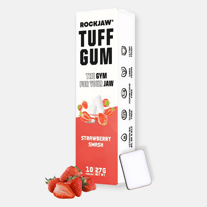 Chicle ROCKJAW® Hard Jawline - Tuff Gum 2.0 con vitaminas B (sin estimulantes)