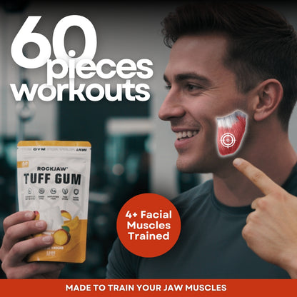 Tuff Gum 2.0 (Stim-Free) + B Vitamins | Premium Ultra-Tough Jaw Gum
