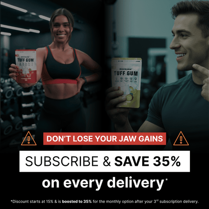 Tuff Gum 2.0 (Stim-Free) + B Vitamins | Premium Ultra-Tough Jaw Gum