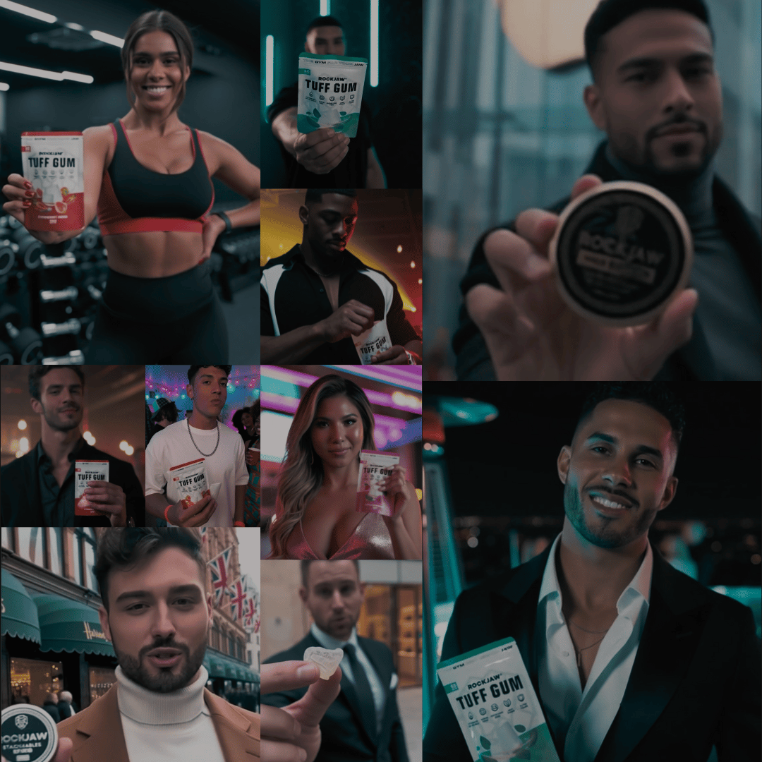 Tuff Gum + B Vitamins | Premium Ultra-Tough Jawline Gum | 60 Pieces