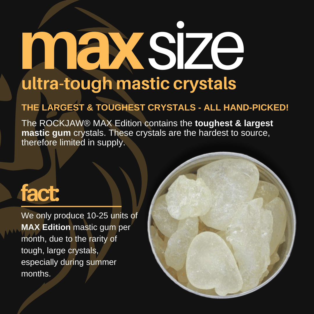 MAX Edition | Premium Hand-Picked Ultra-Tough Mastic Gum